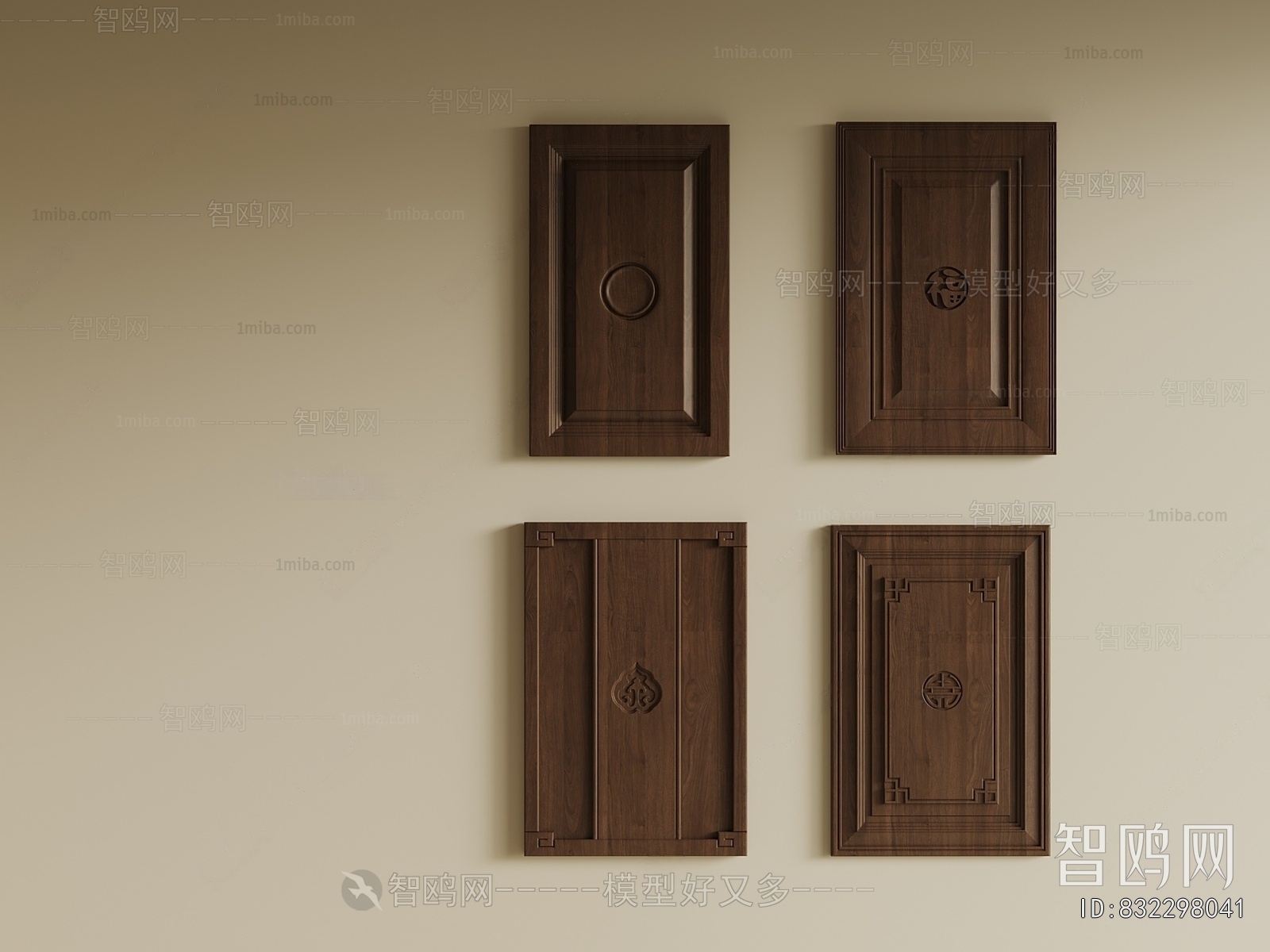 New Chinese Style Door Panel