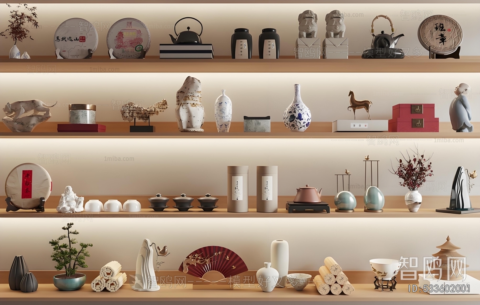 New Chinese Style Decorative Set