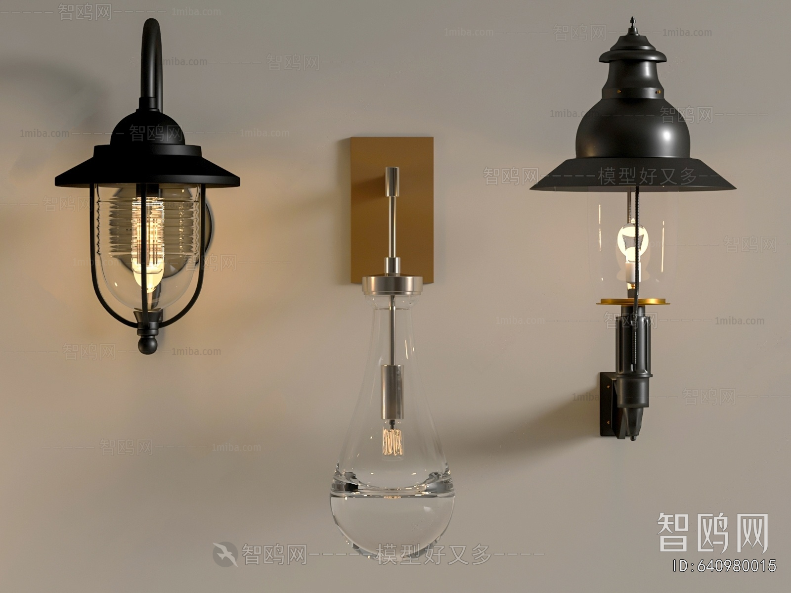 Industrial Style Wall Lamp