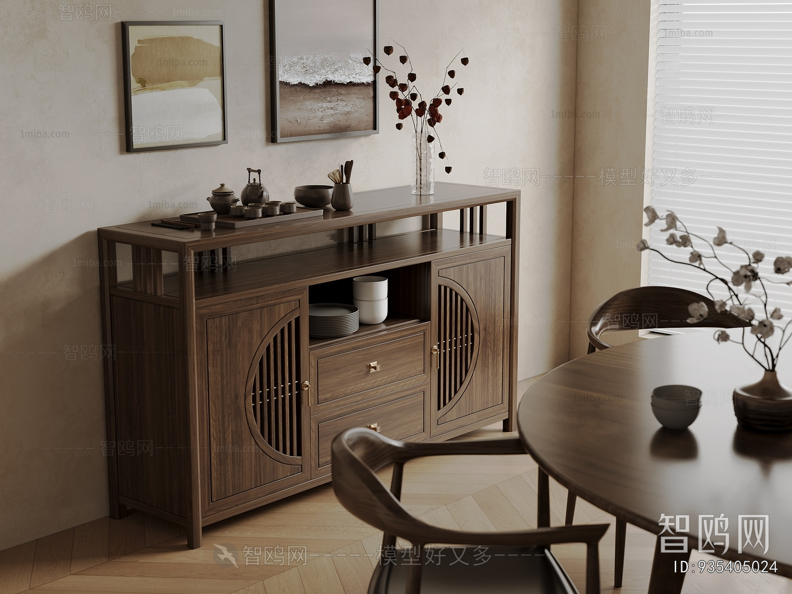 New Chinese Style Sideboard