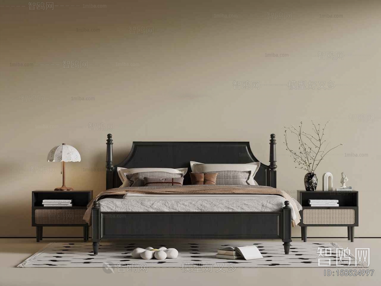 French Style Double Bed