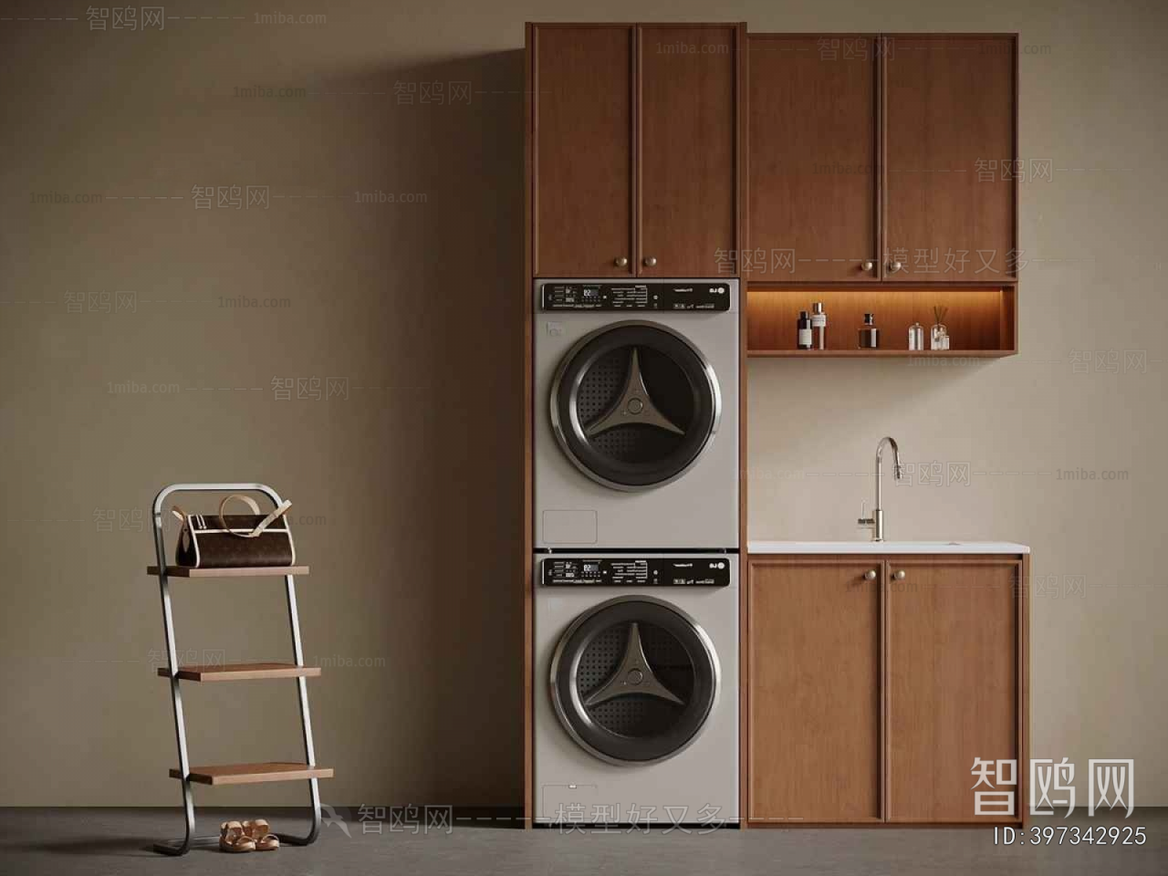 Modern Laundry Cabinet
