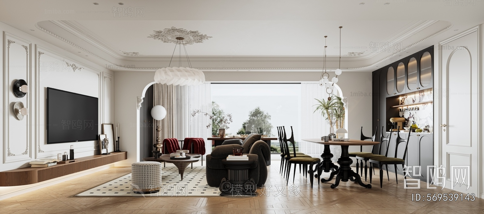 French Style A Living Room