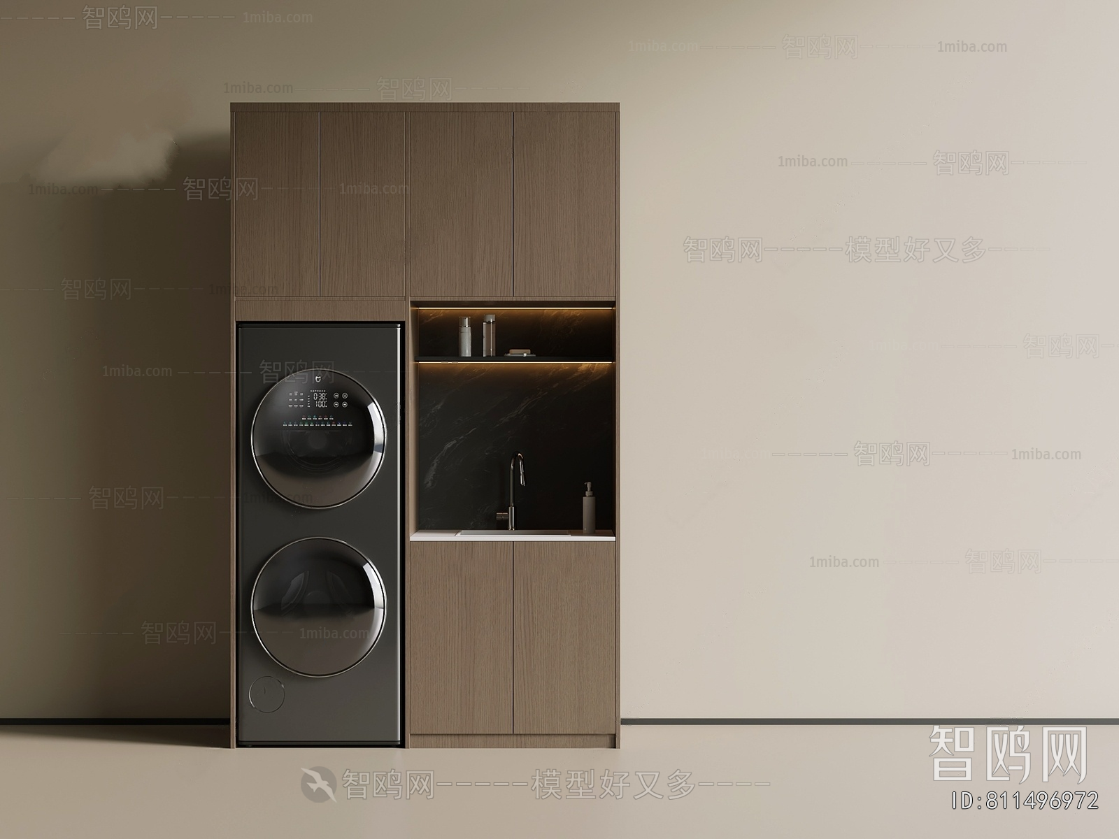 Modern Laundry Cabinet