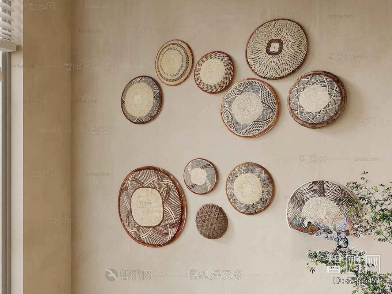 Wabi-sabi Style Wall Decoration