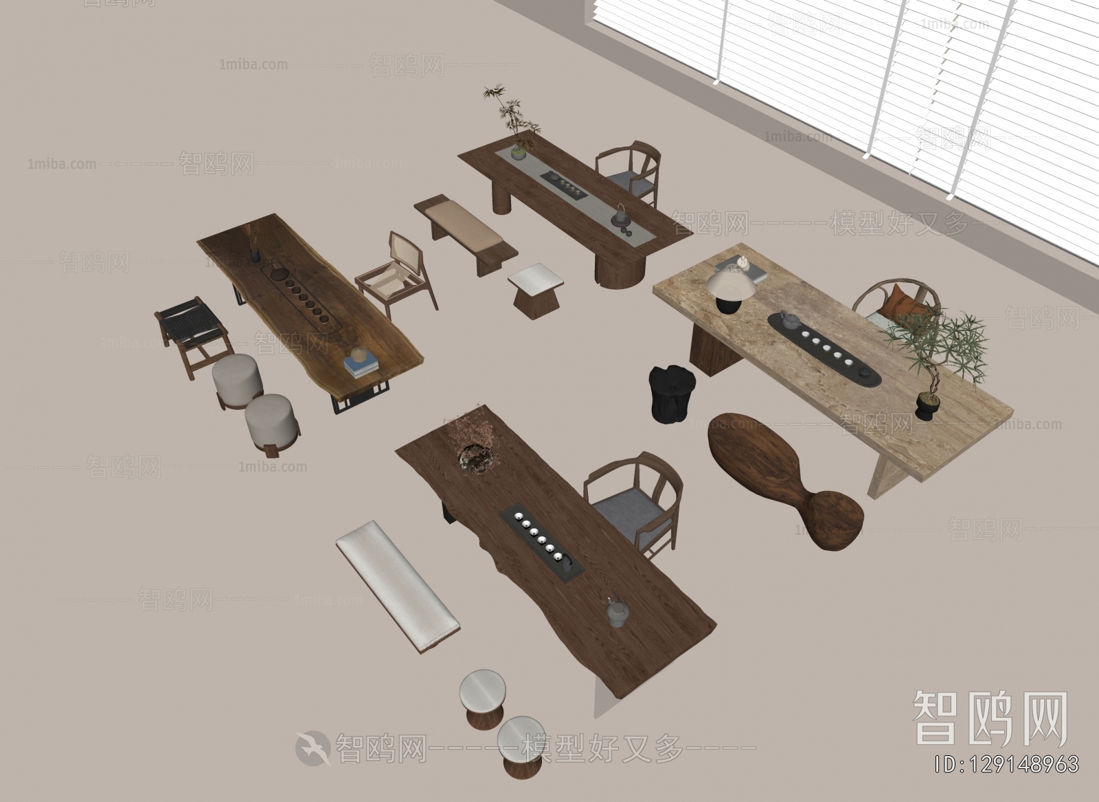 New Chinese Style Tea Tables And Chairs