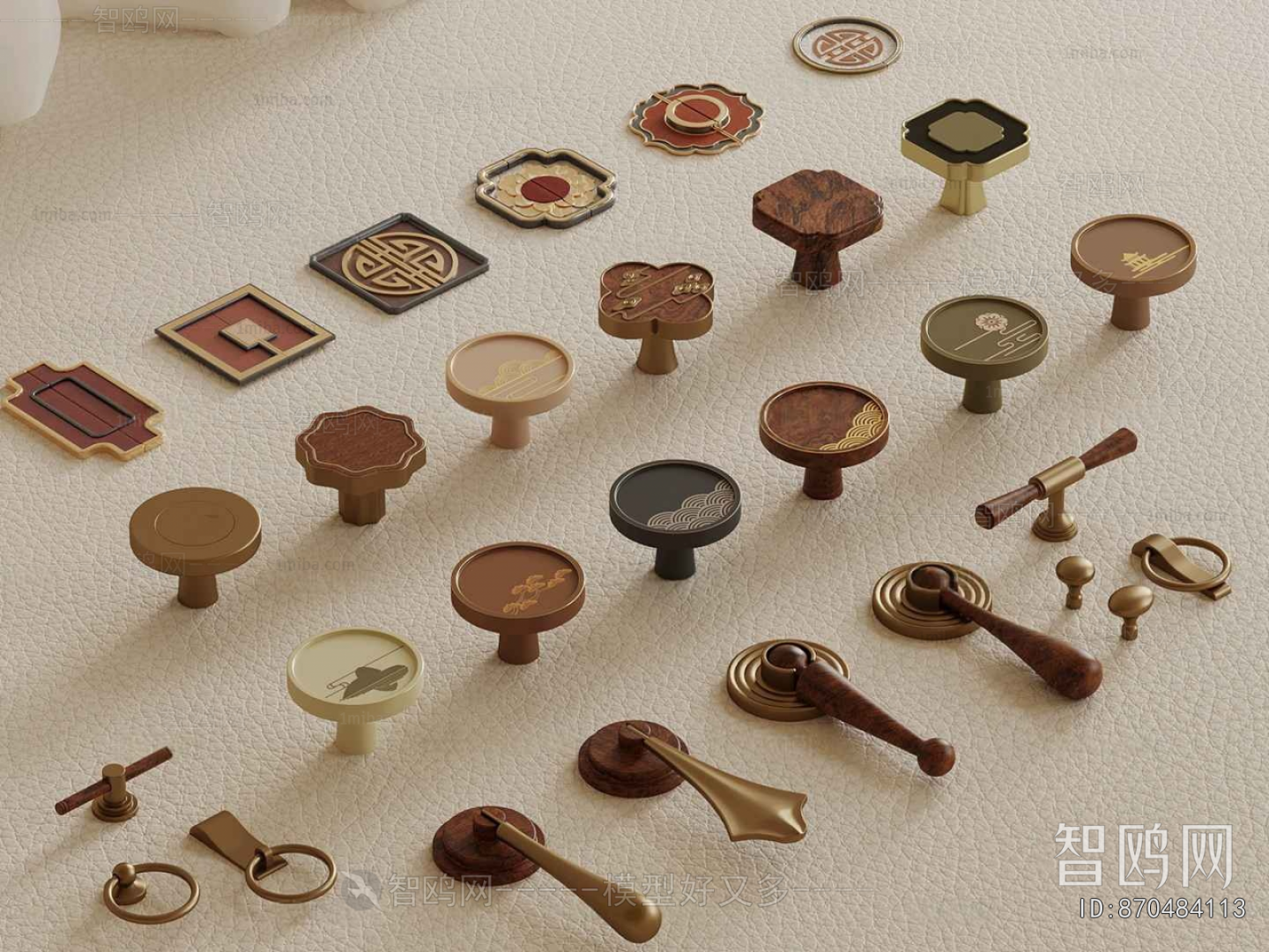 New Chinese Style Door Handle