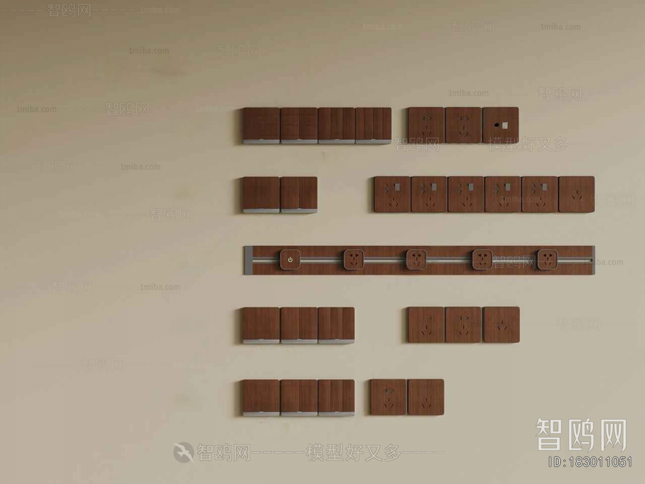 Modern Switch Socket Panel