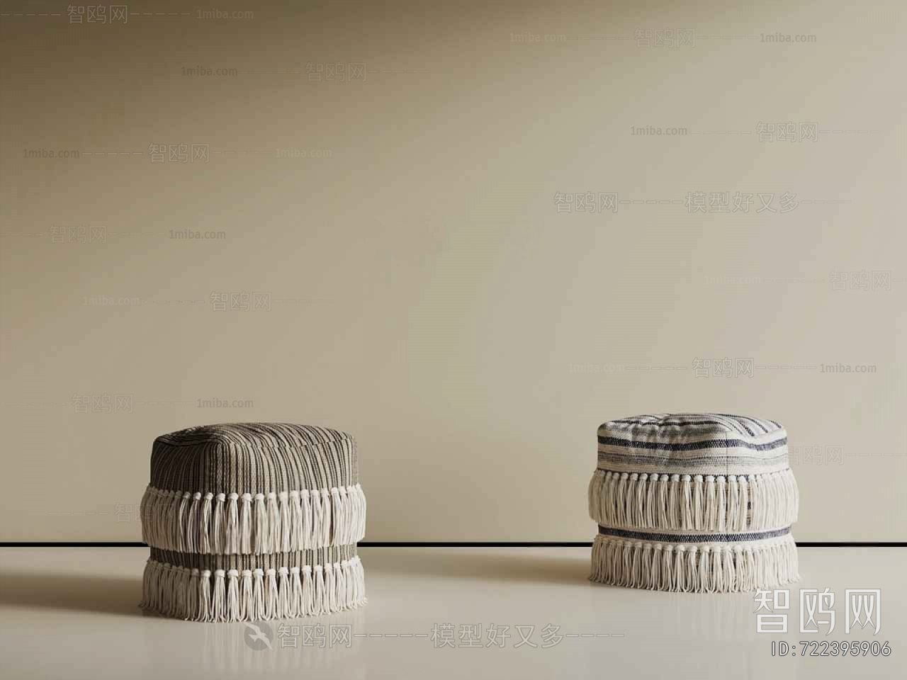 Wabi-sabi Style Sofa Stool