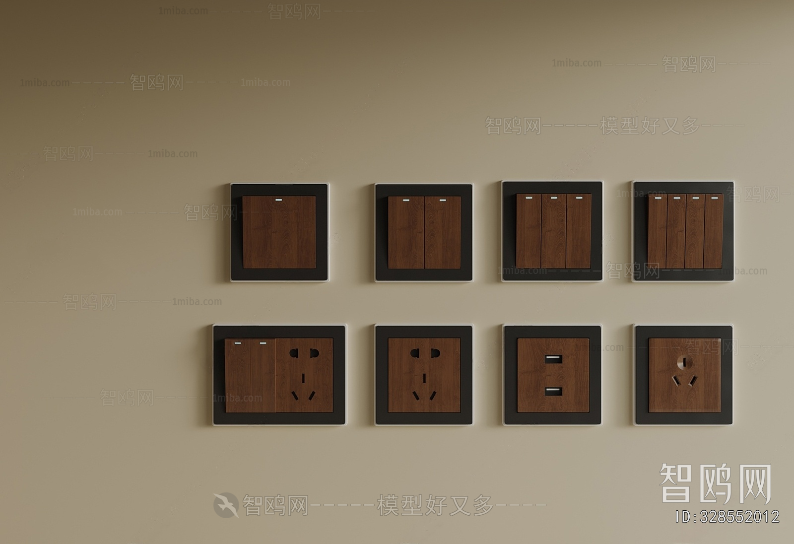 Modern Switch Socket Panel
