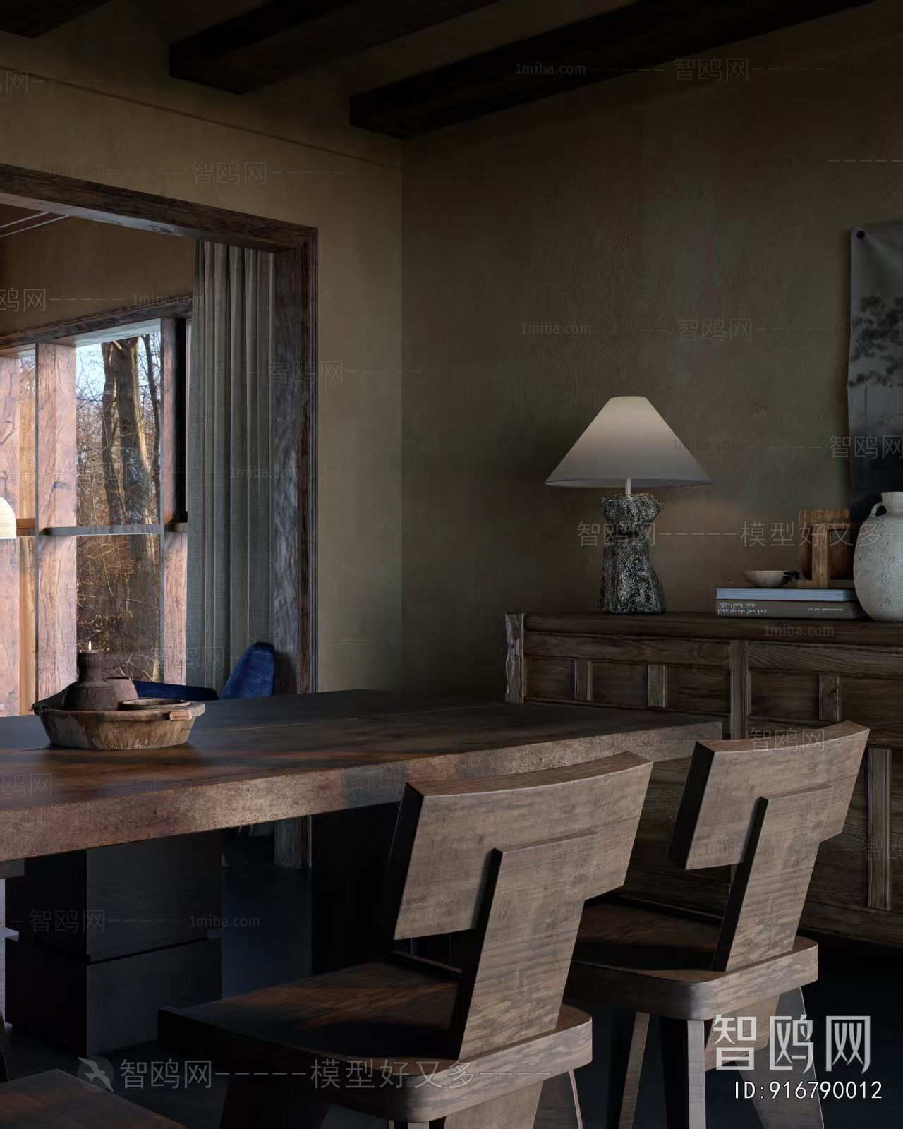 Wabi-sabi Style A Living Room