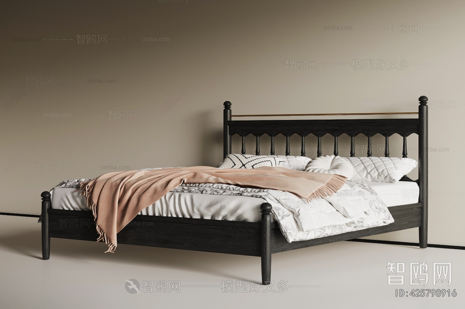 French Style Double Bed