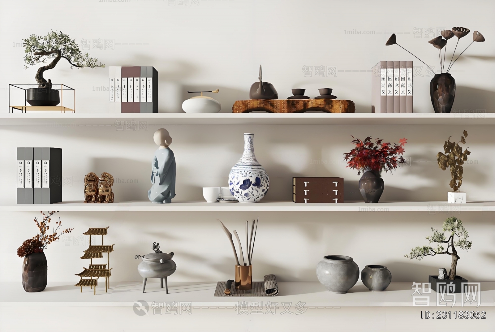 New Chinese Style Decorative Set