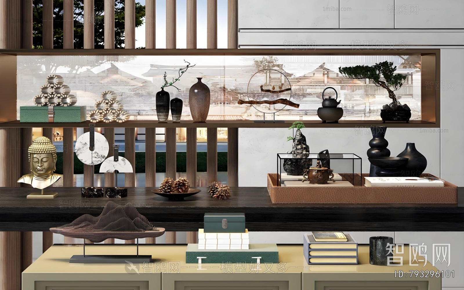 New Chinese Style Decorative Set