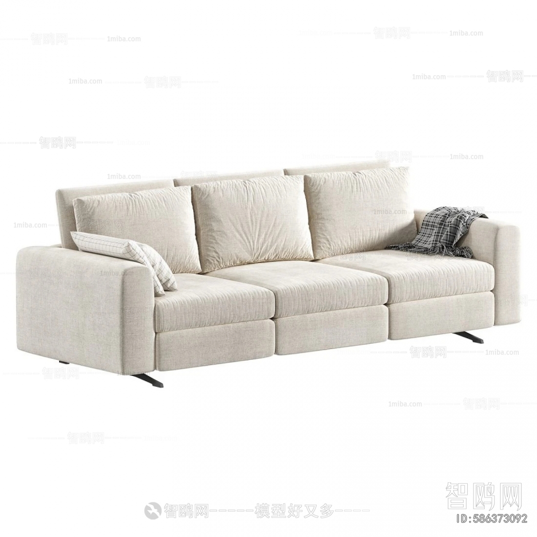 Modern Three-seat Sofa