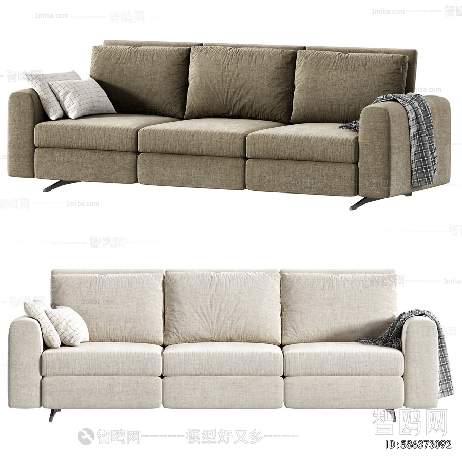 Modern Three-seat Sofa