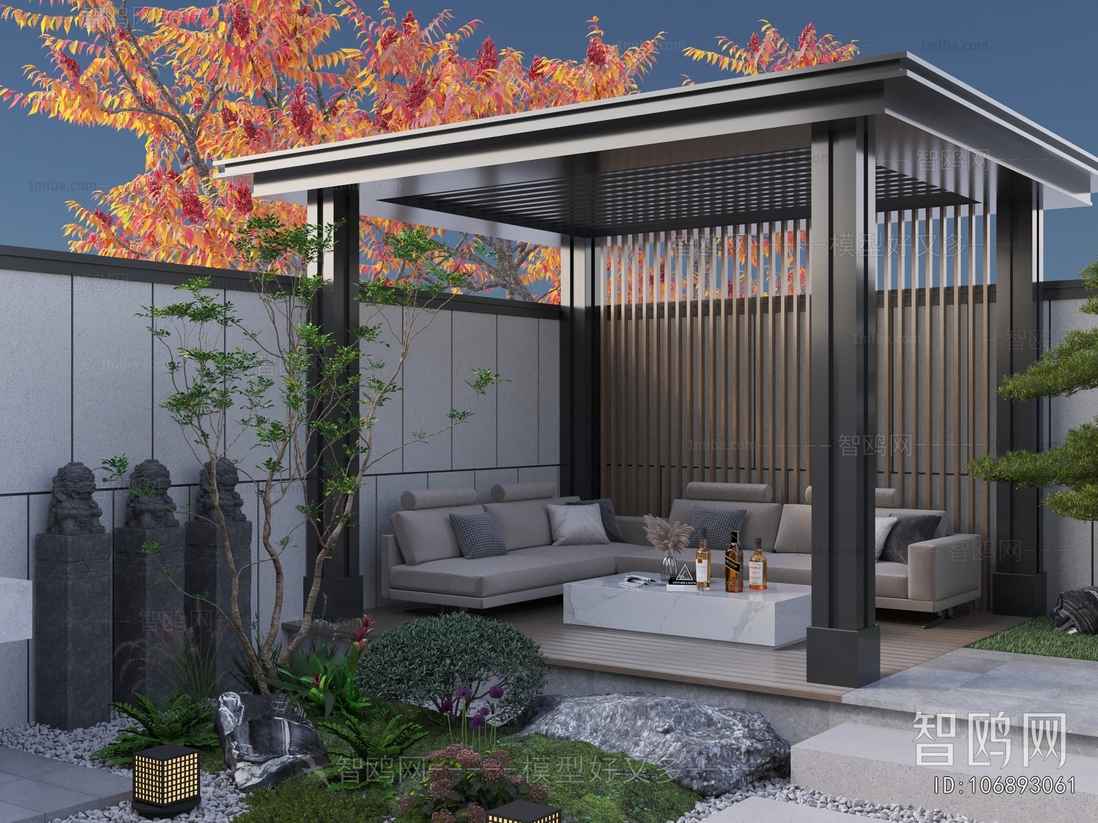 New Chinese Style Courtyard/landscape