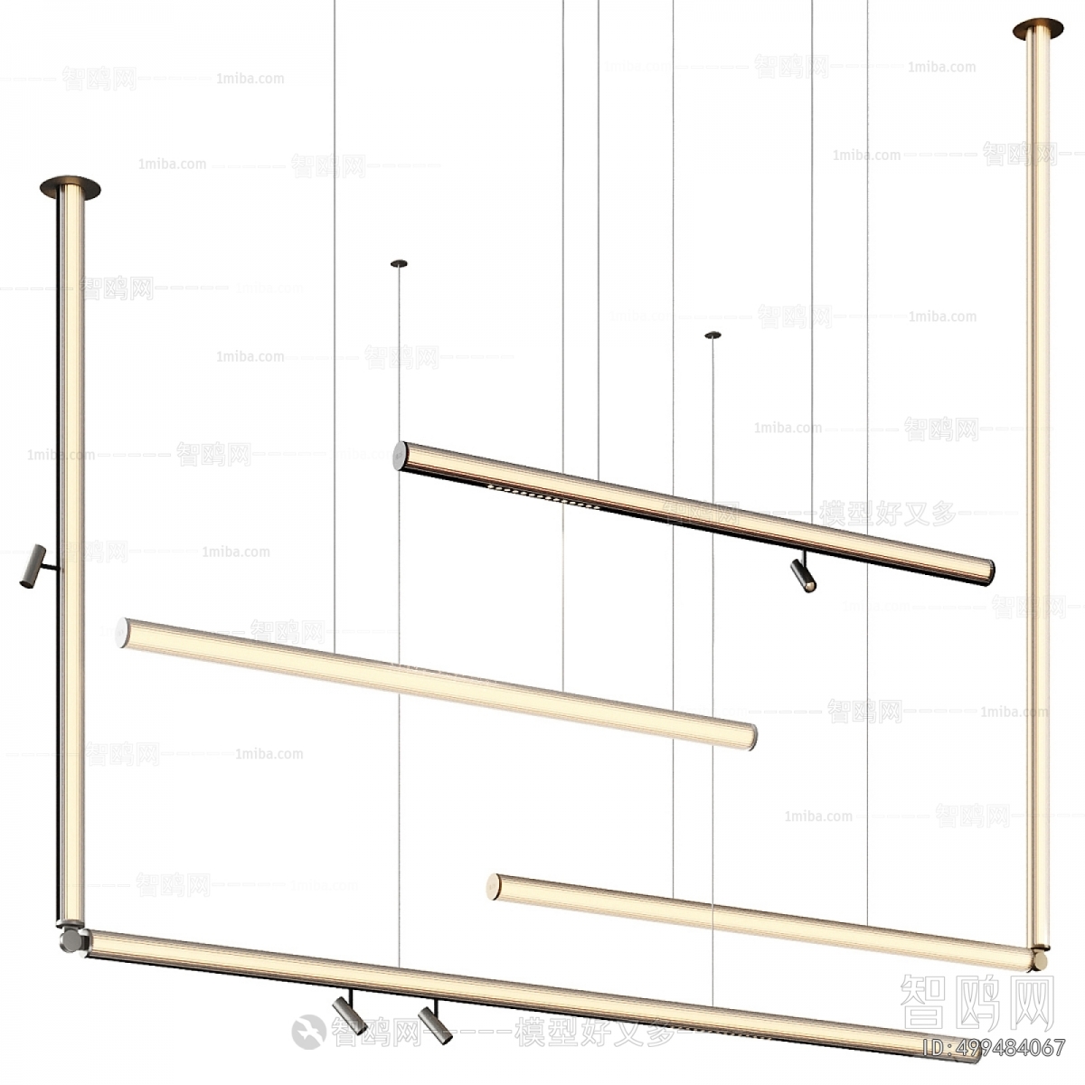 Modern Long Chandelier