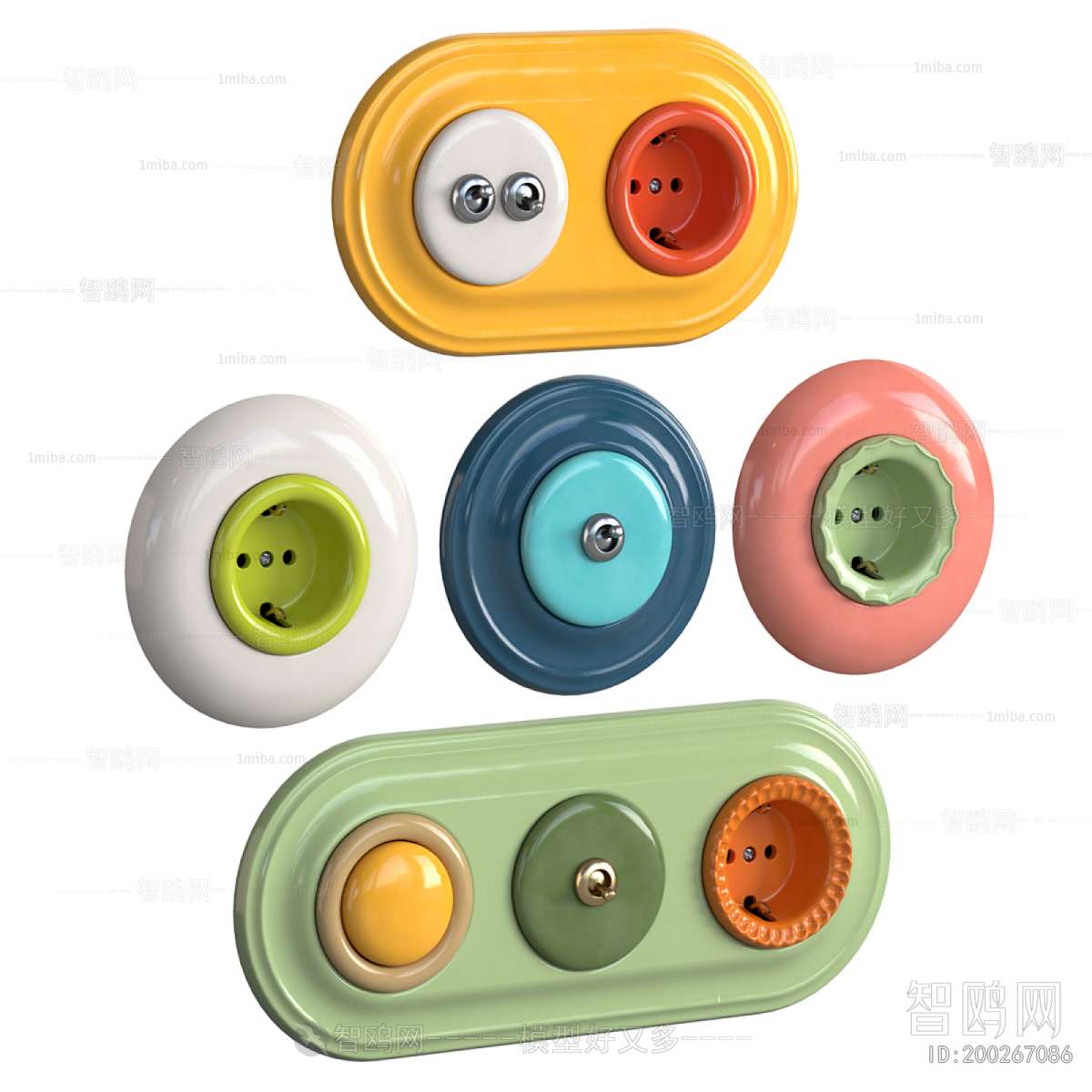 Modern Switch Socket Panel
