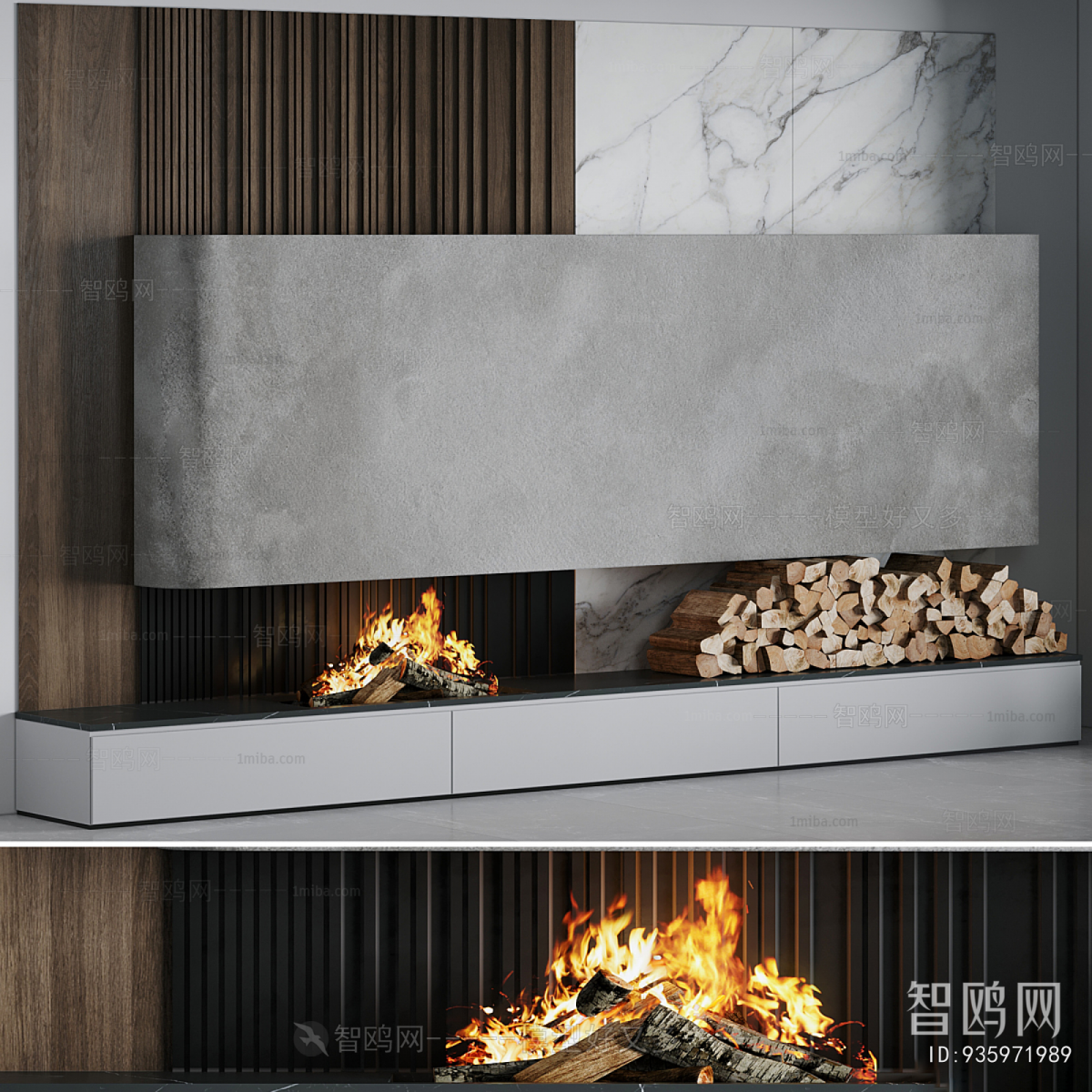Modern Fireplace