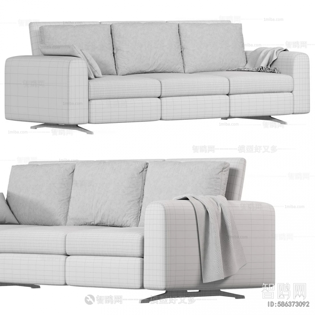 Modern Three-seat Sofa