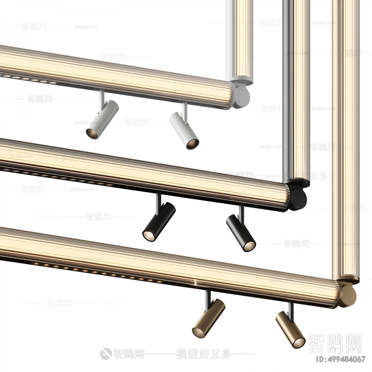 Modern Long Chandelier