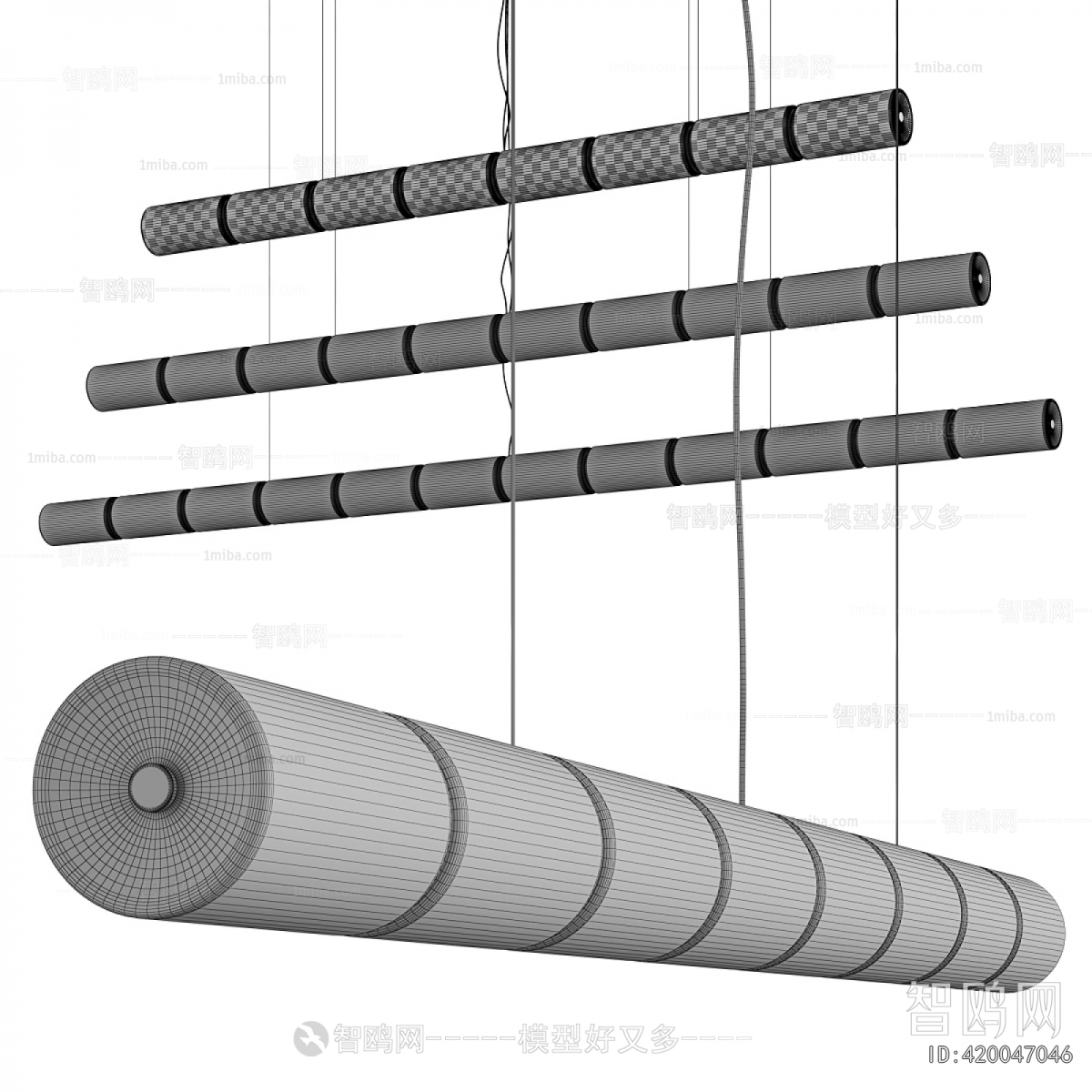 Modern Long Chandelier