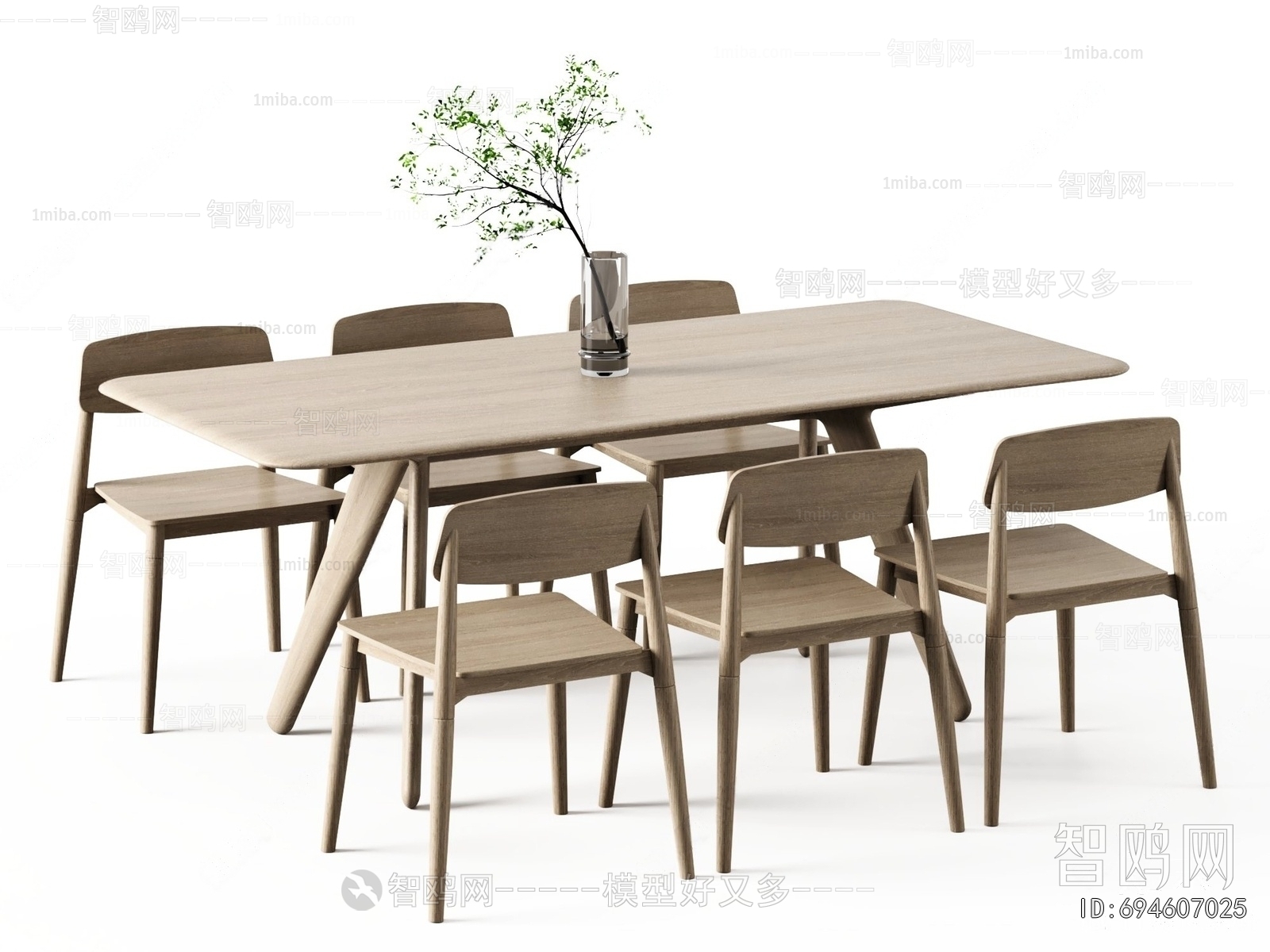 Nordic Style Dining Table And Chairs