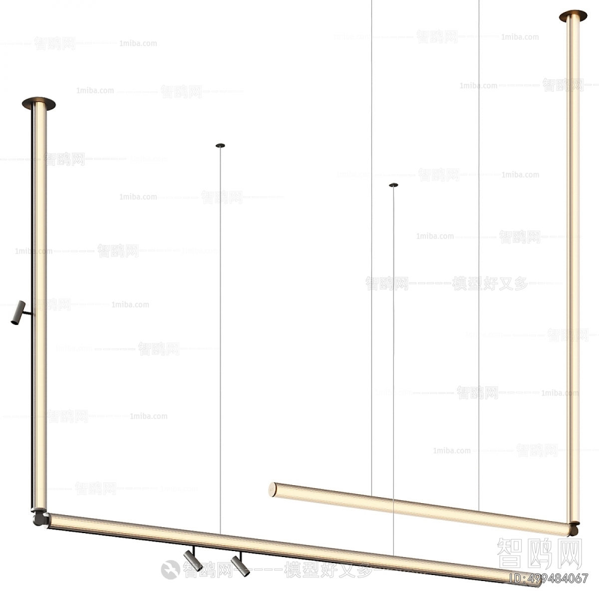 Modern Long Chandelier