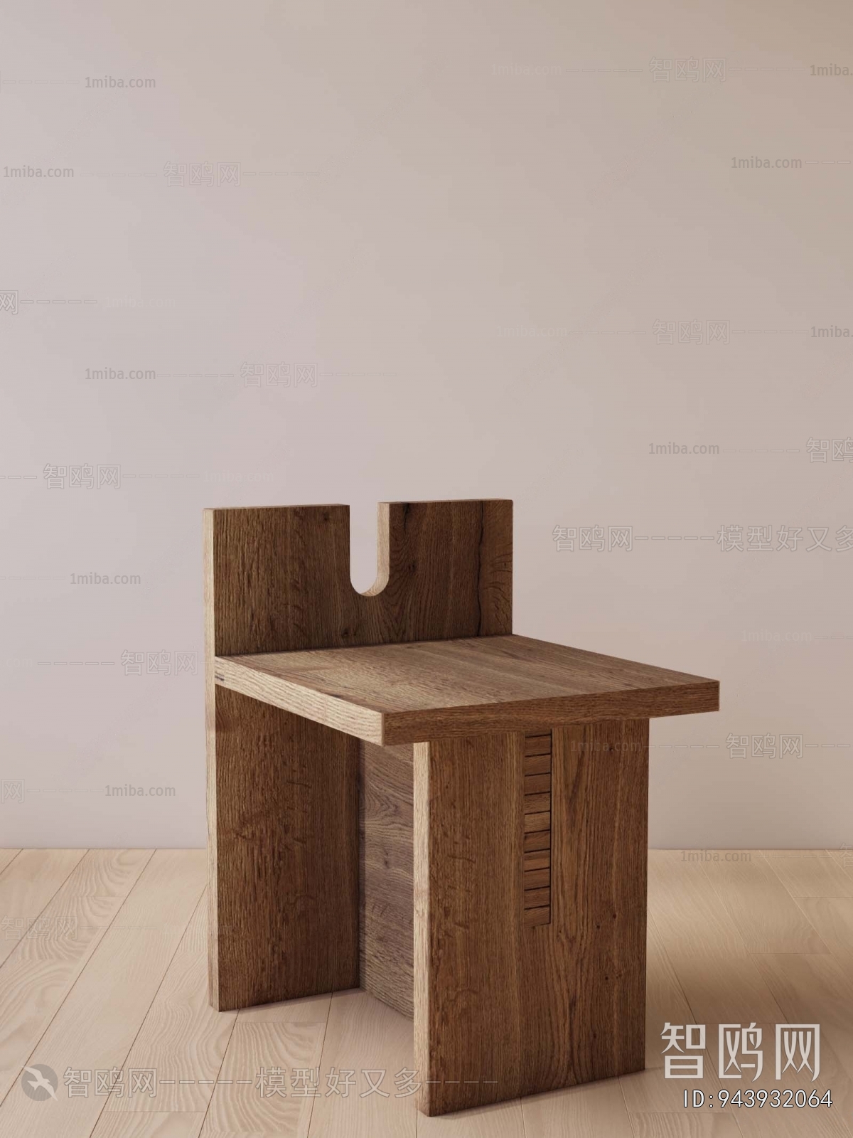 Wabi-sabi Style Single Chair