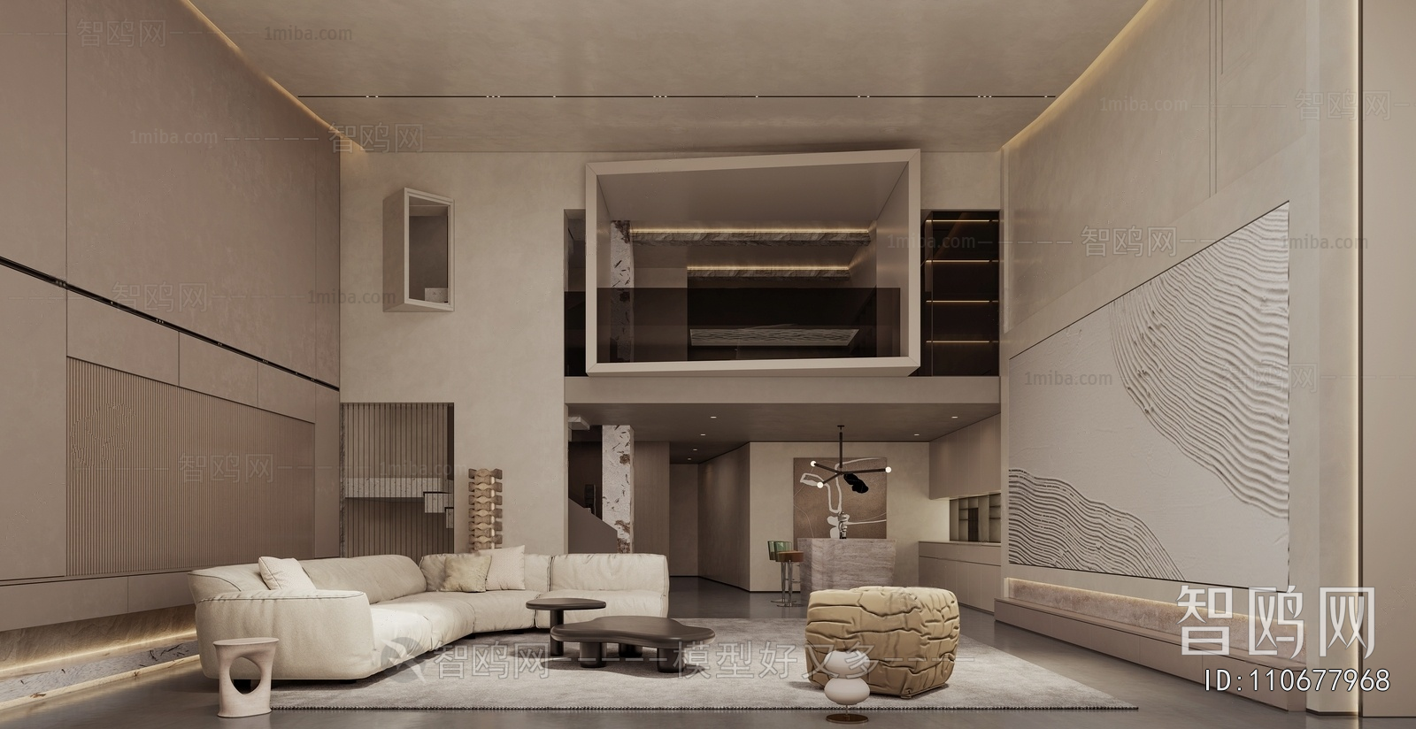 Wabi-sabi Style A Living Room