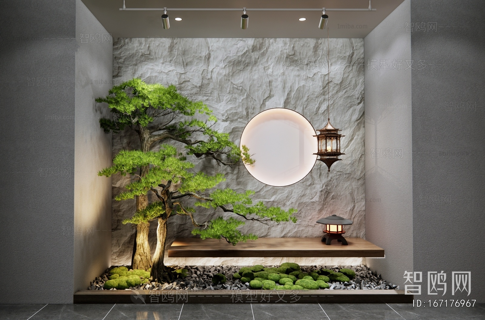 New Chinese Style Plant Landscaping