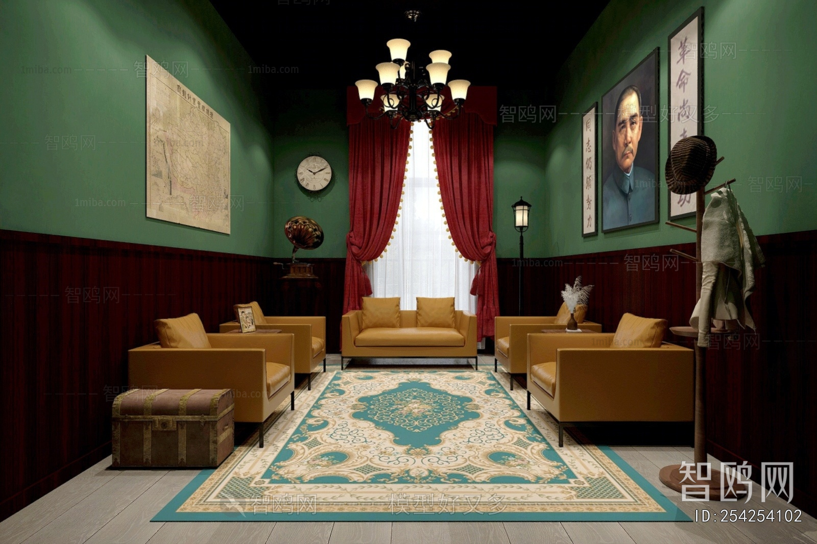 Modern Office Negotiation Area