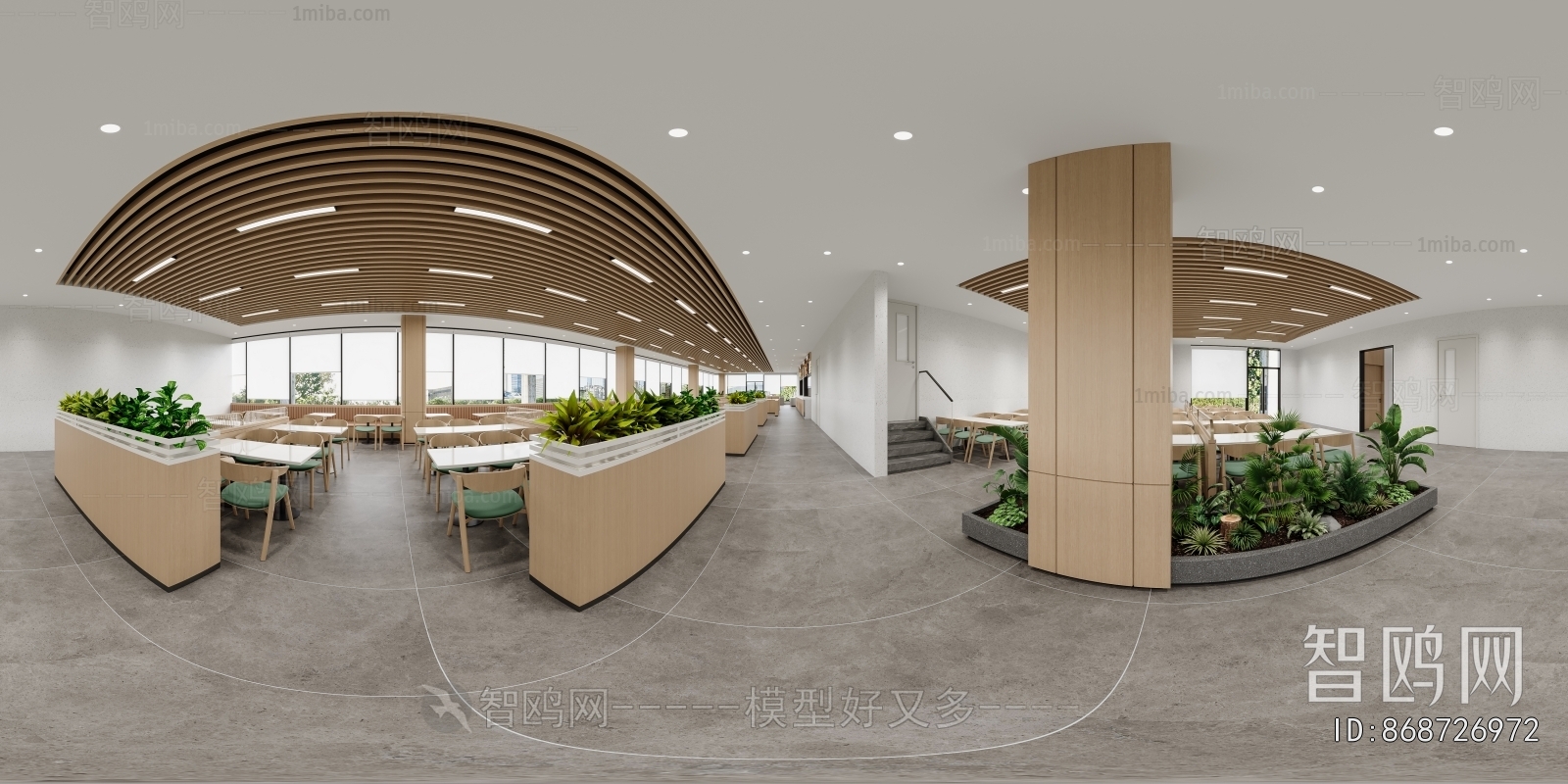 Modern Office Reception Desk