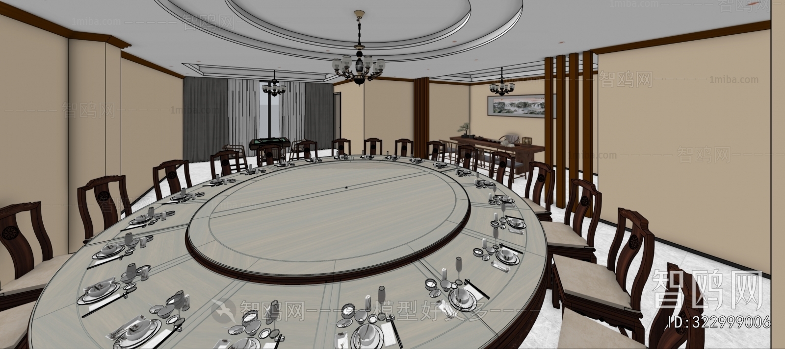 New Chinese Style Restaurant Box