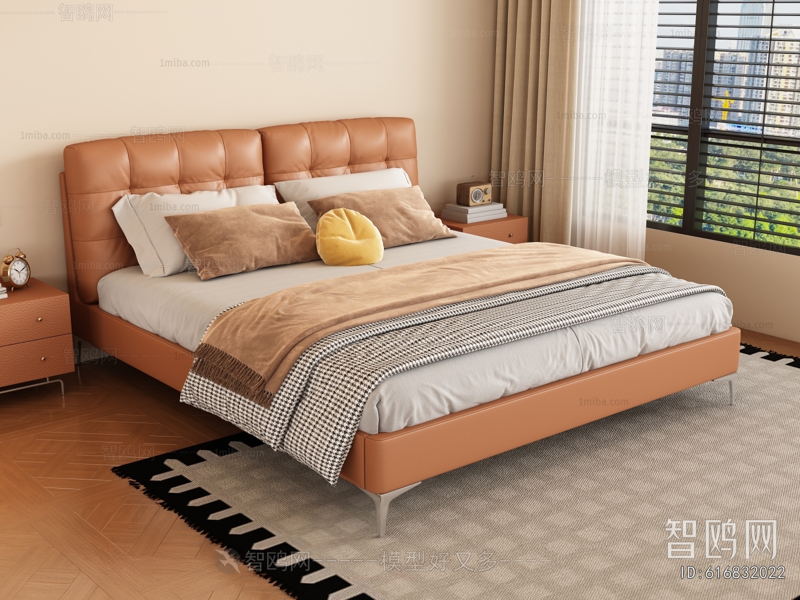Modern Double Bed