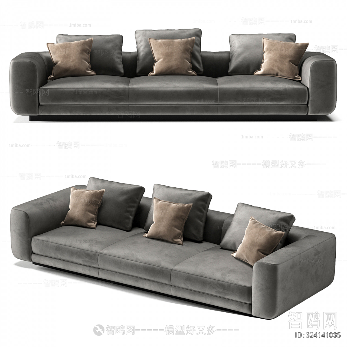 Modern Three-seat Sofa