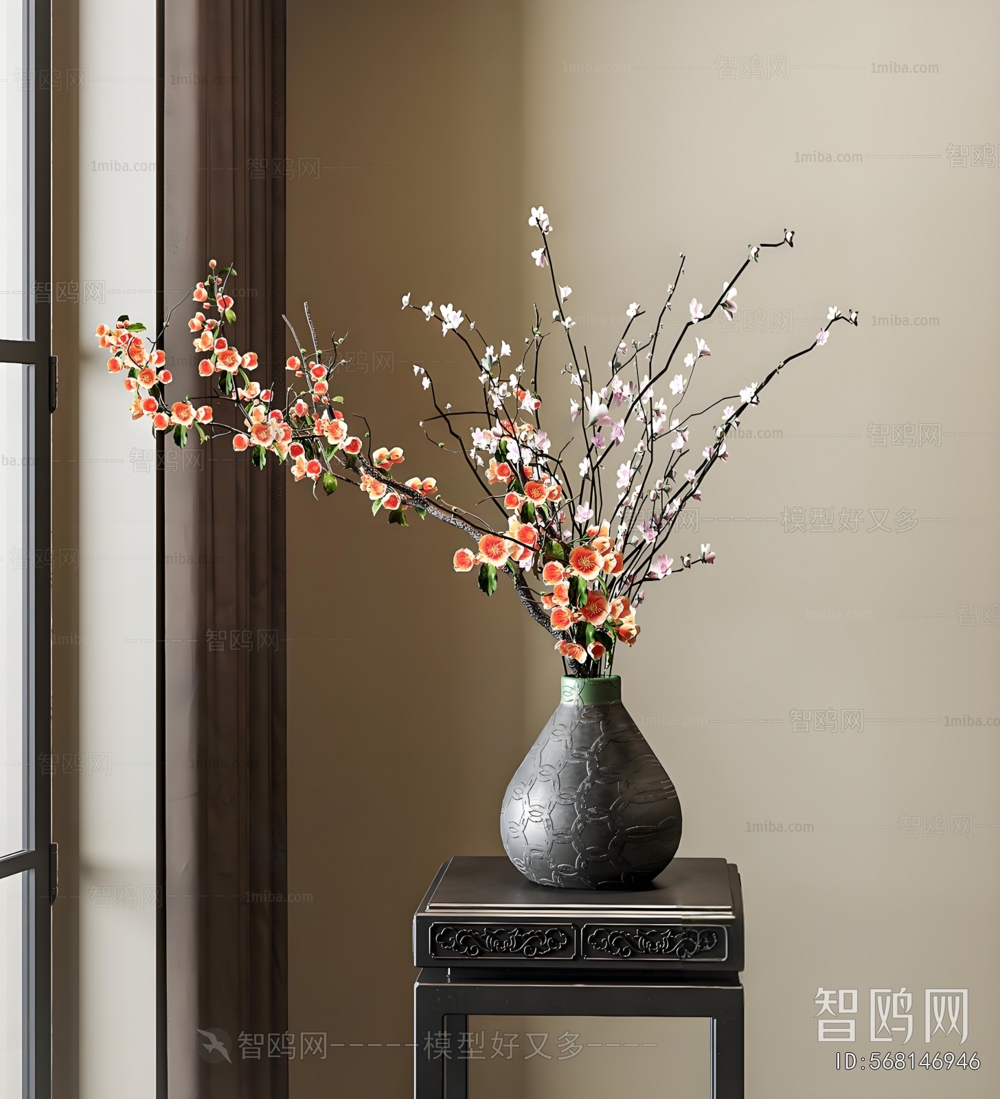 New Chinese Style Flower Arrangement