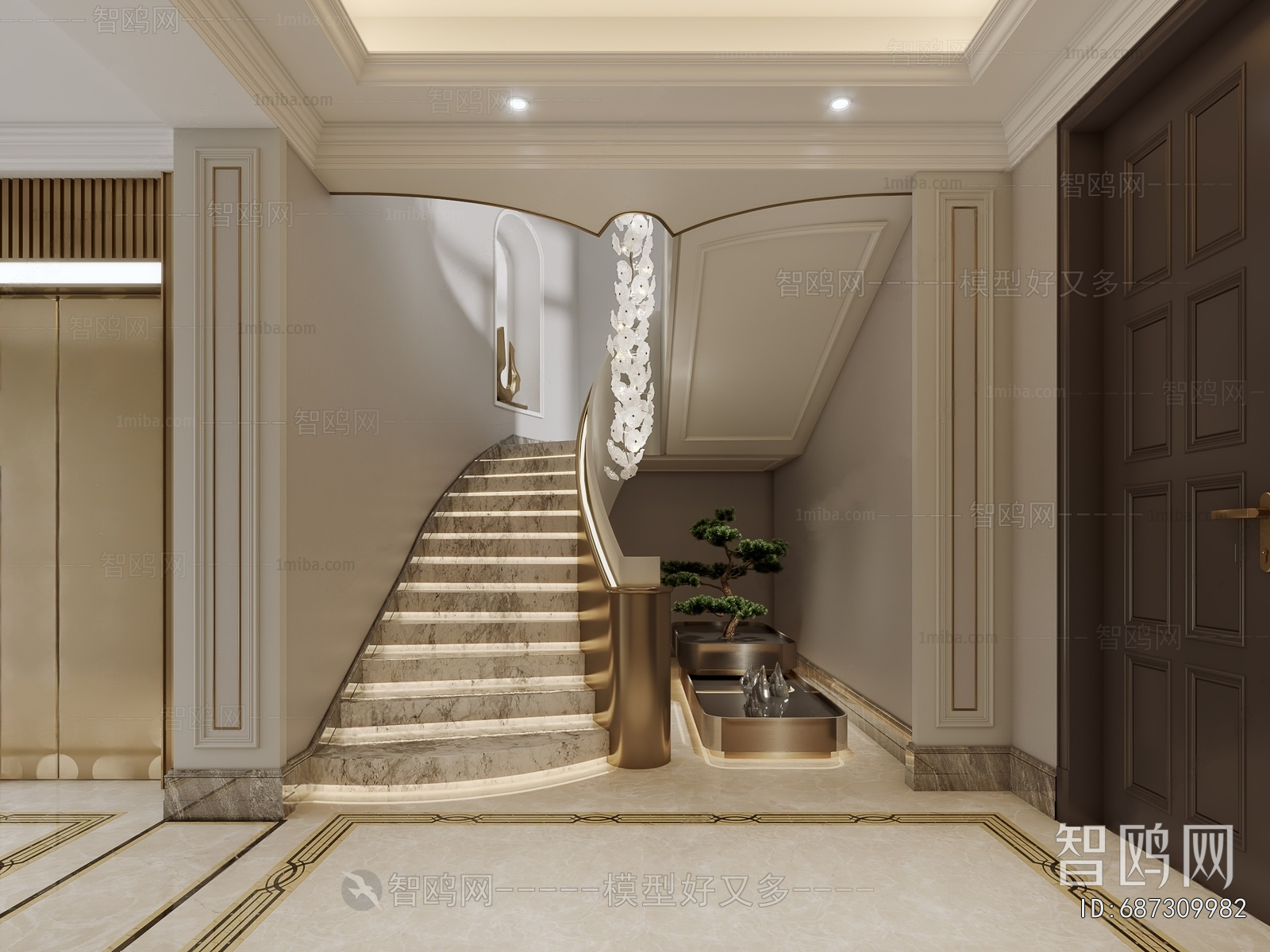 European Style Stairwell