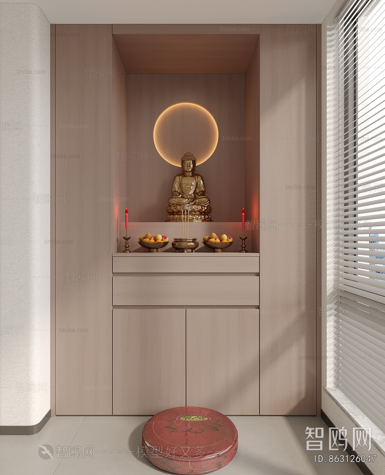 Modern Buddhist Niche