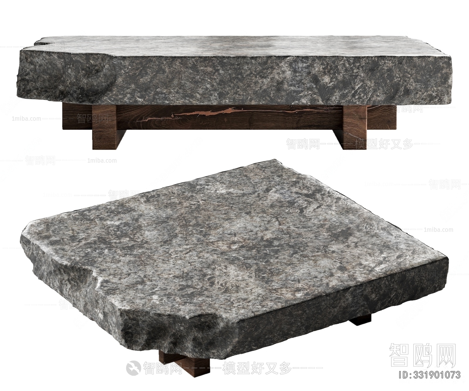 Wabi-sabi Style Coffee Table