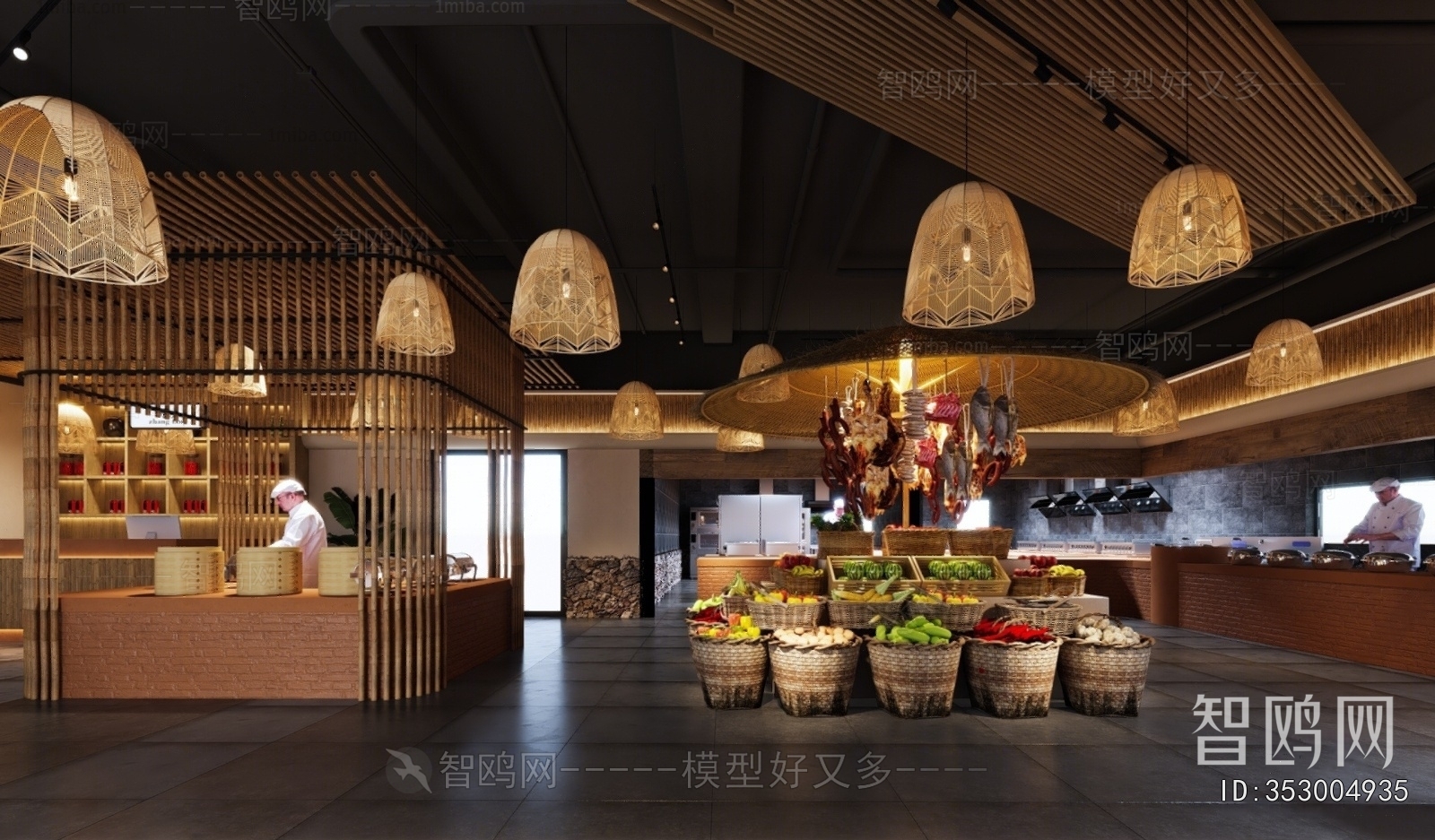 Wabi-sabi Style Chinese Restaurant