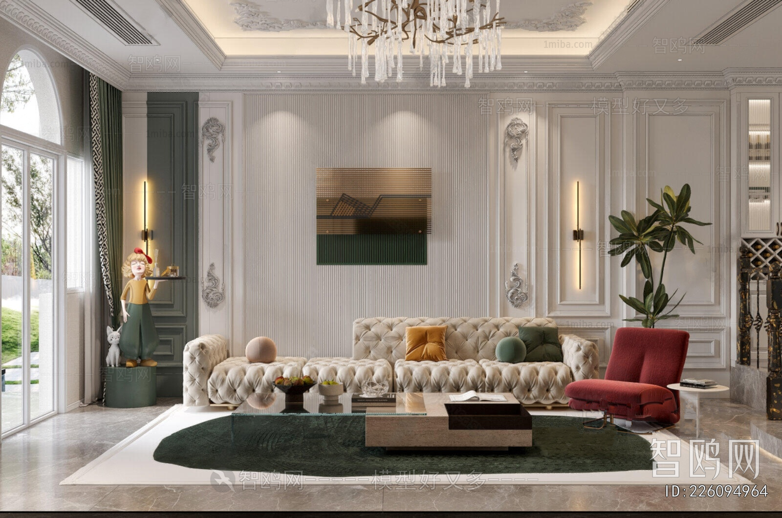 French Style A Living Room