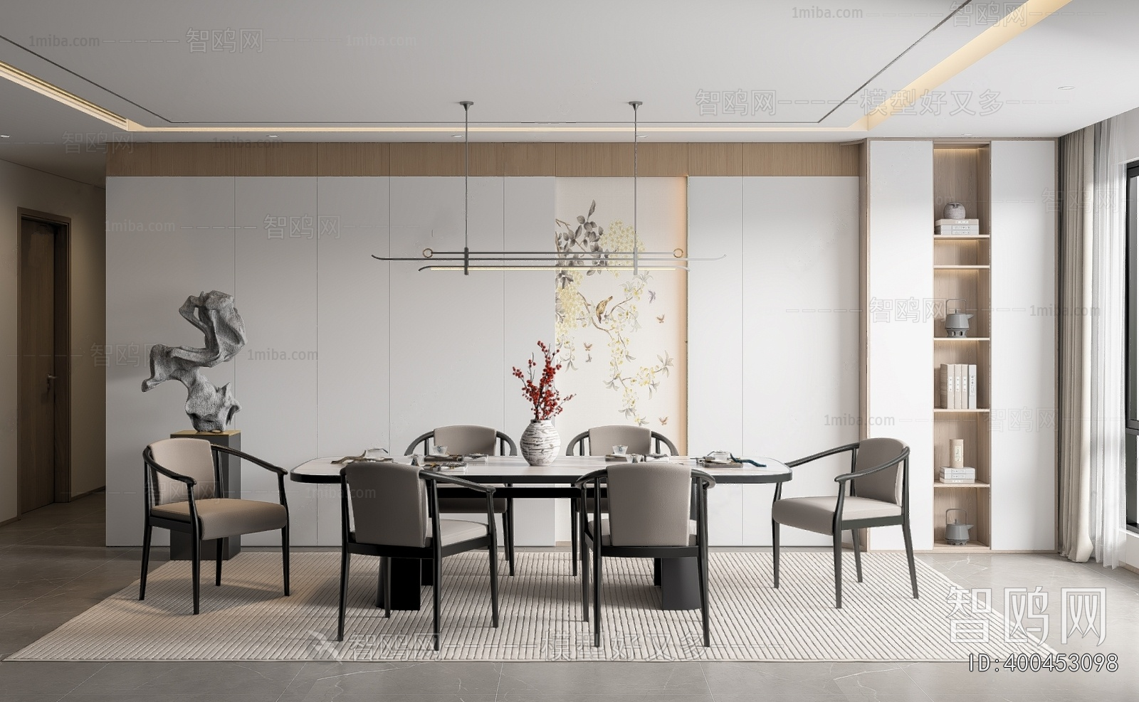 New Chinese Style Dining Room