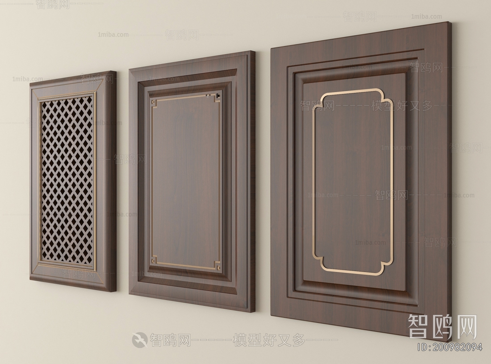 New Chinese Style Door Panel