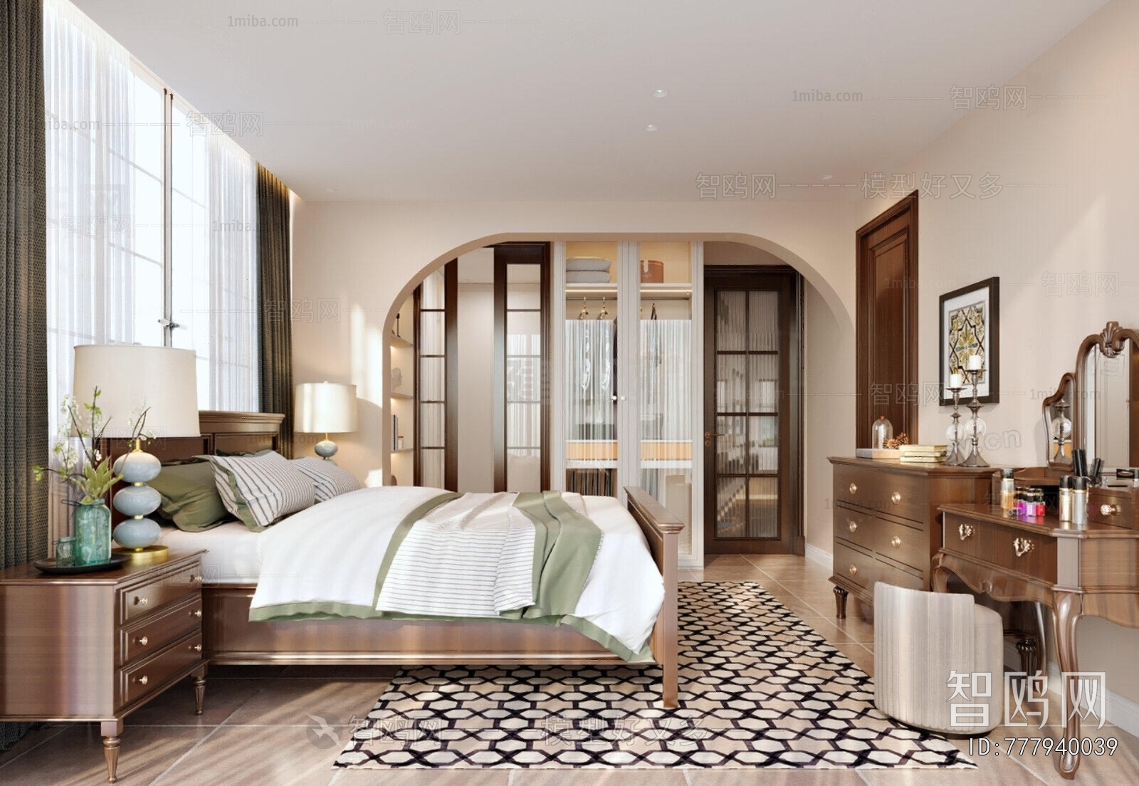 American Style Bedroom