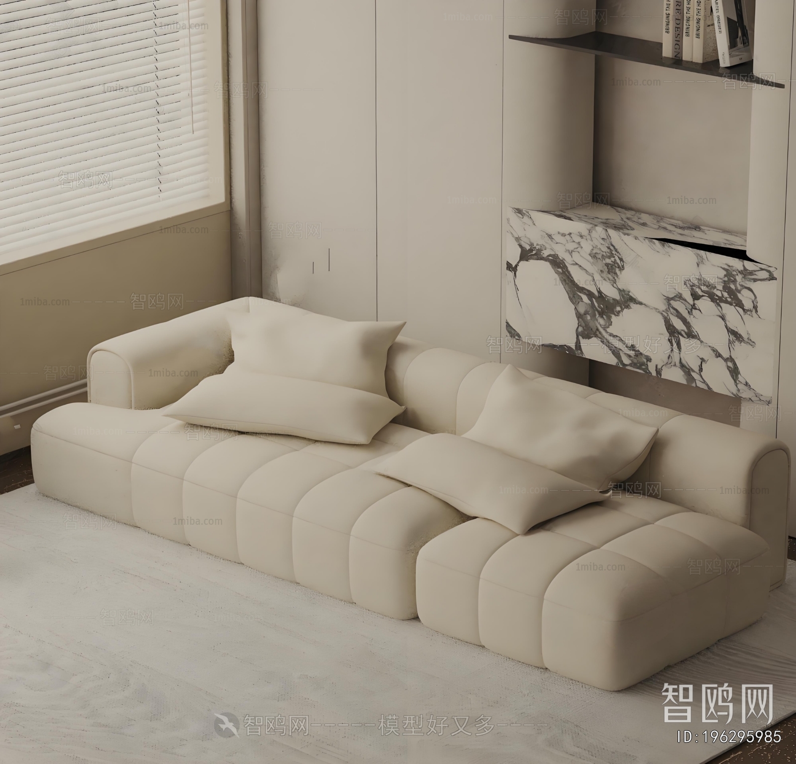 Modern Three-seat Sofa