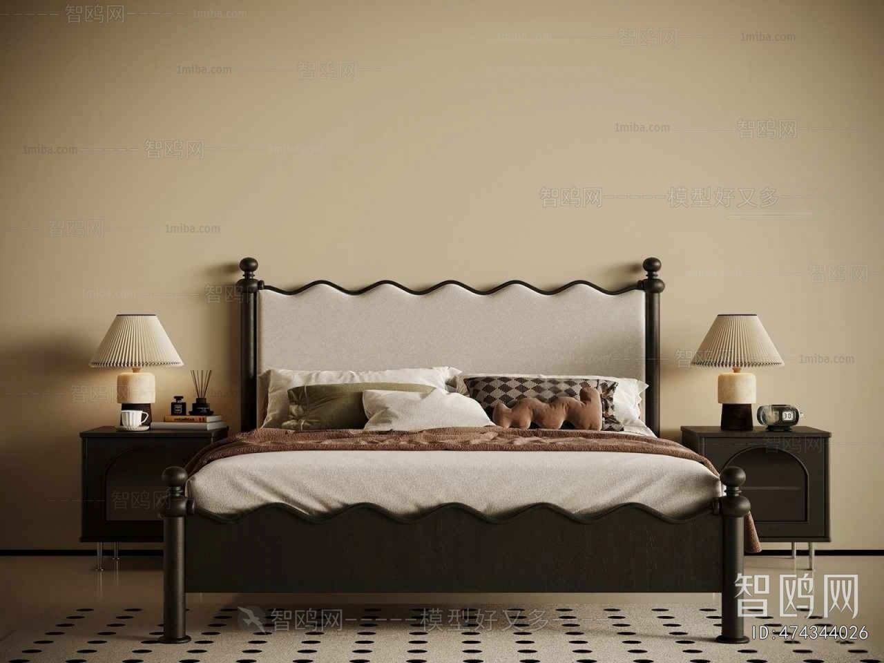 French Style Double Bed