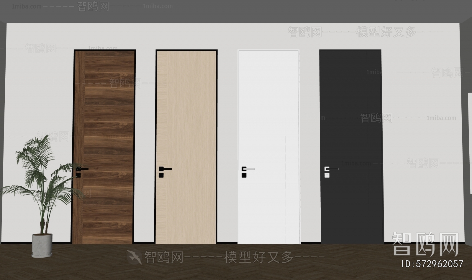 Modern Single Door