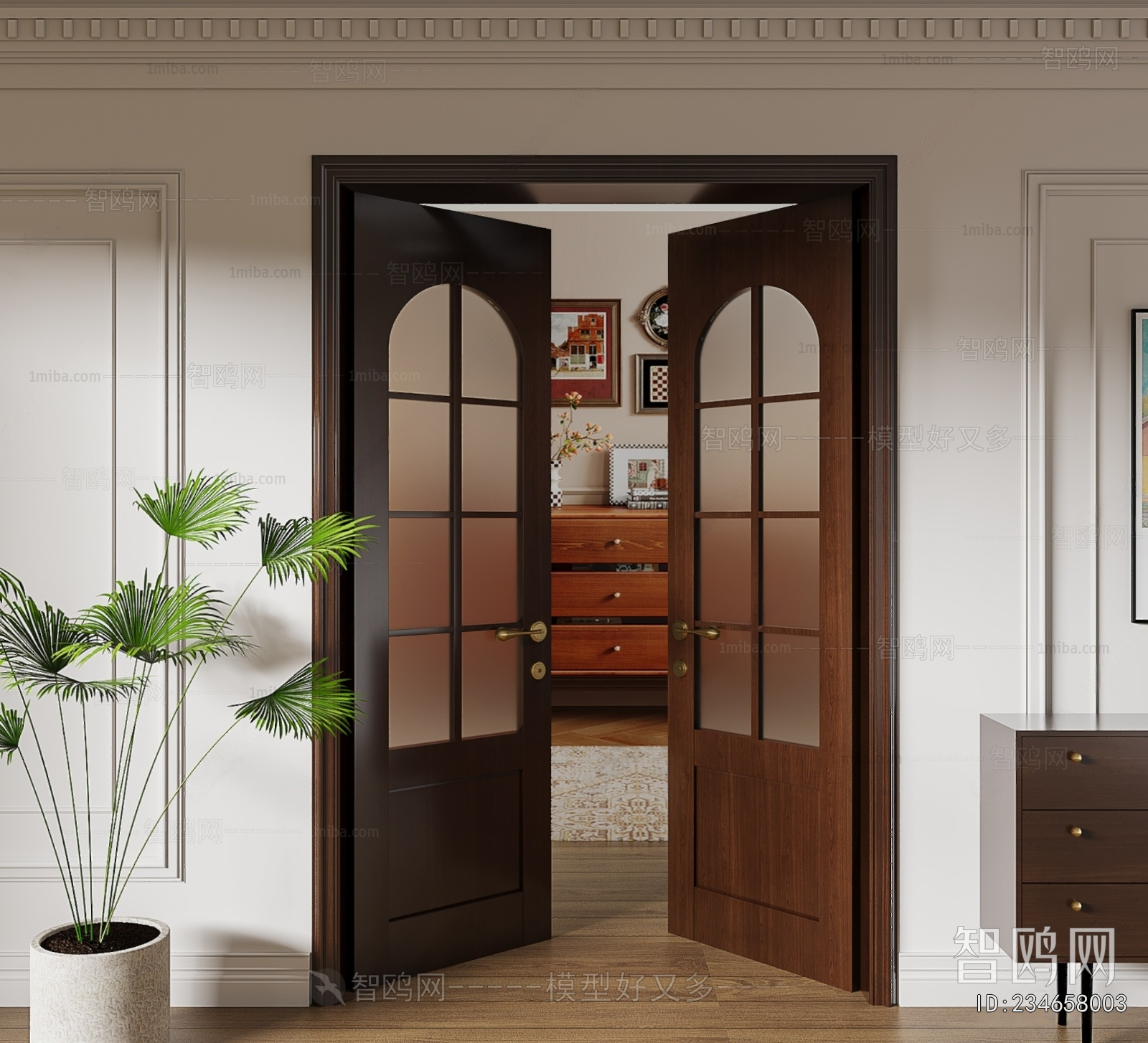 American Style Double Door